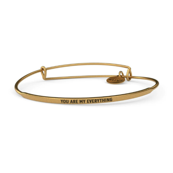 You Are My Everything Bangle - Gold