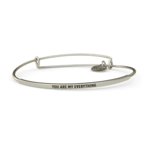 You Are My Everything Bangle - Silver