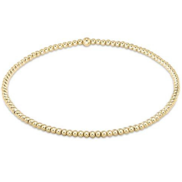 Egirl Classic Gold 2mm Bead Bracelet