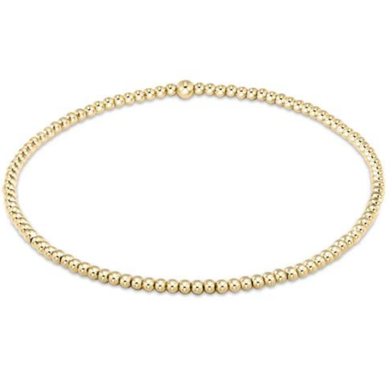 Egirl Classic Gold 2mm Bead Bracelet