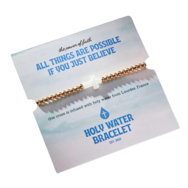 Holy Water Bracelet Gold