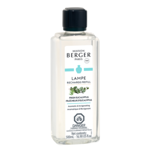 New Fresh Eucalyptus scent home fragrance by lampe berger maison berger