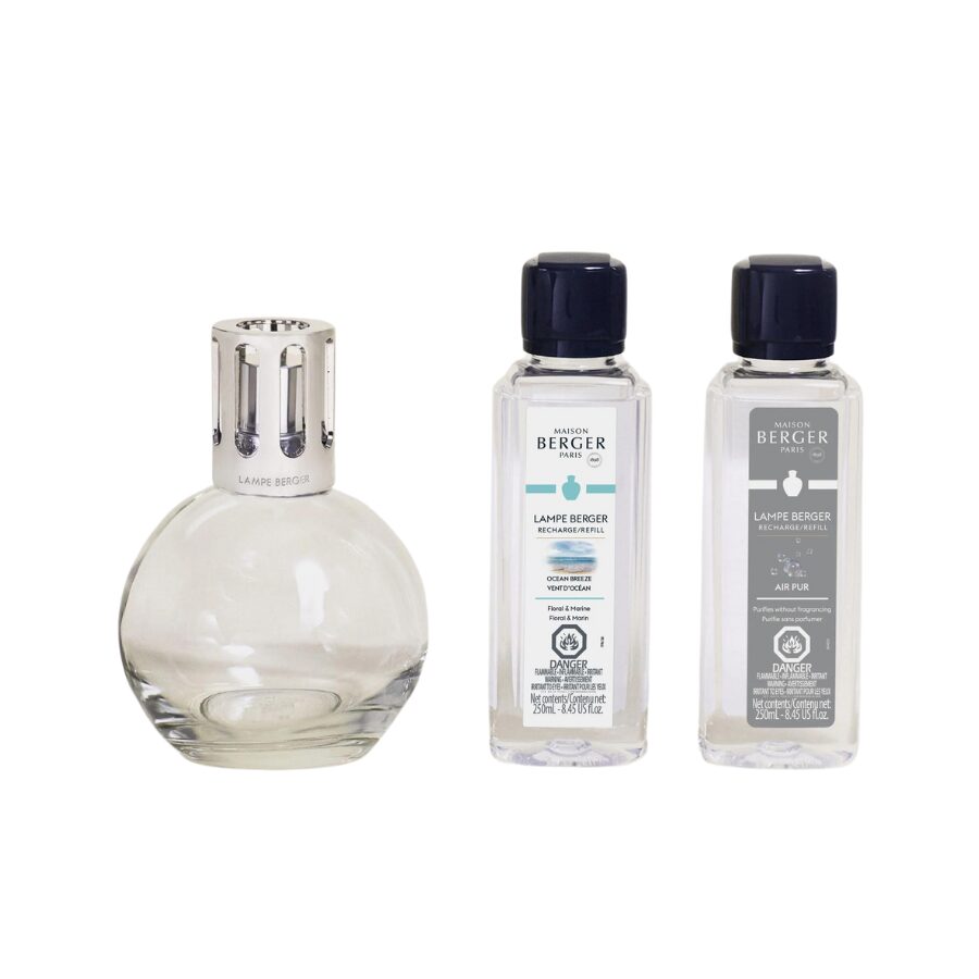 Essential Round Lamp Gift Set with Air Pur So Neutral + Ocean Breeze