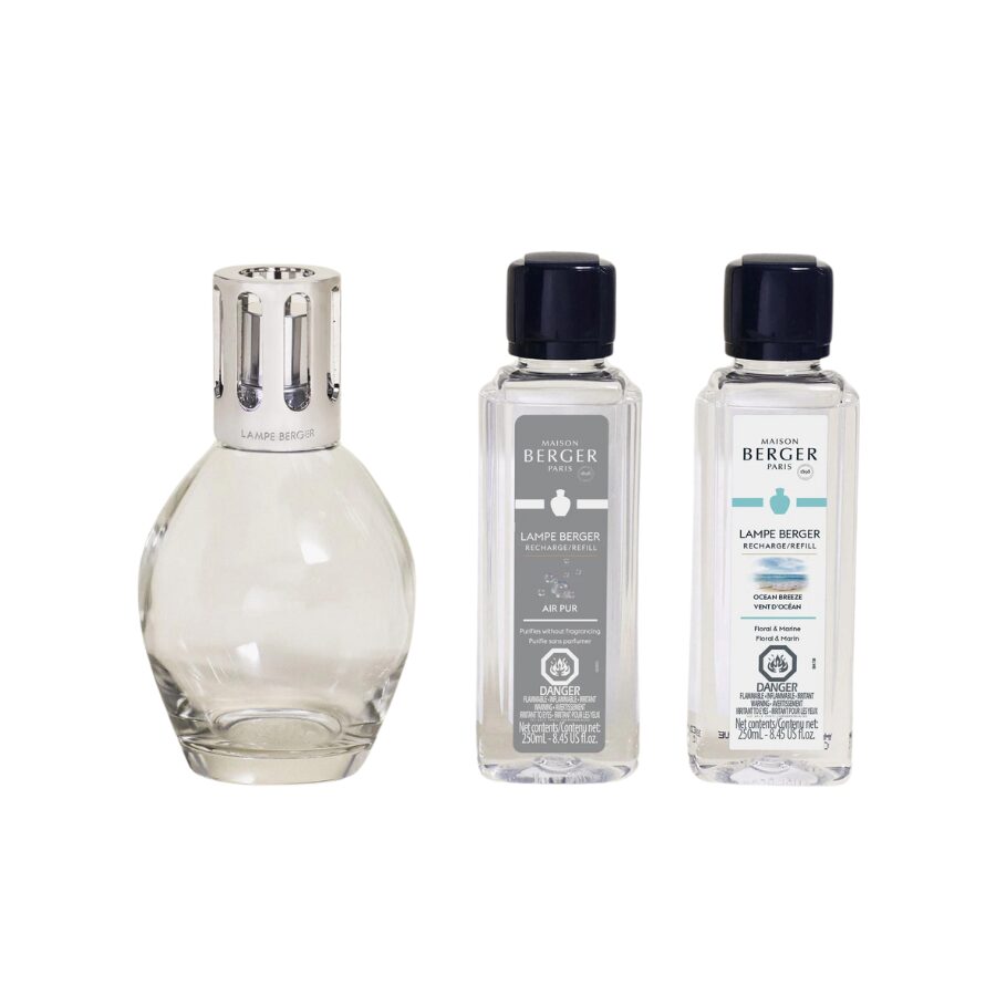 Essential Oval Lamp Gift Set with Air Pur So Neutral + Ocean Breeze