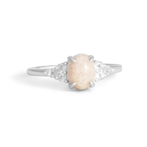 Coastal Cabochon Ring - Madeira Beach Sand