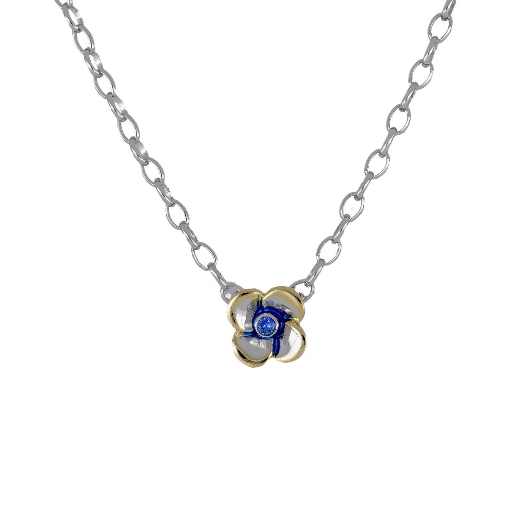 Novelão Collection Single Flower Pendant Necklace