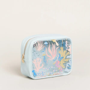 Mermaid Sea Clear Cosmetic Travel Case