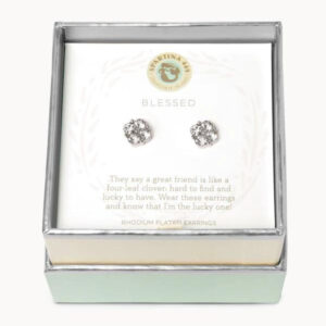 Sea La Vie Stud Earrings Blessed/Crystal Clover