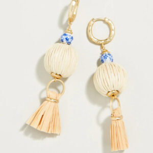Summer House Earrings Natural/Blue