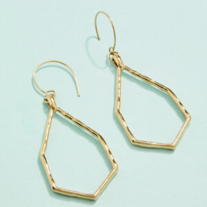 The Point Earrings Gold