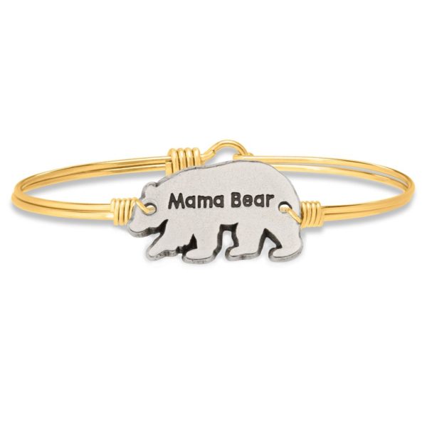 Mama Bear Bangle Bracelet by luca and danni