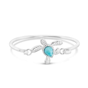 Sea Turtle Bracelet - Larimar