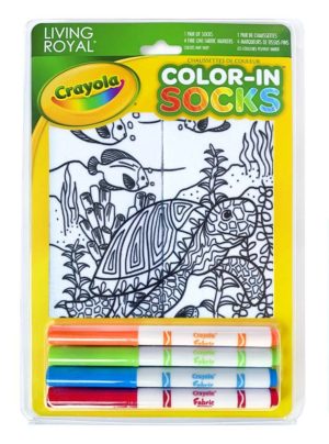COLOR-IN SOCKS UNDER THE SEA