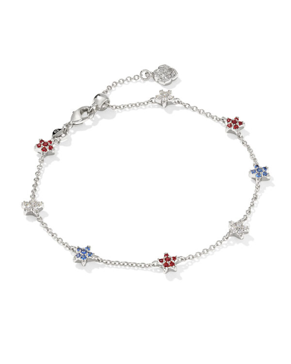 Sierra Star Bracelet - Delicate Chain on Silver